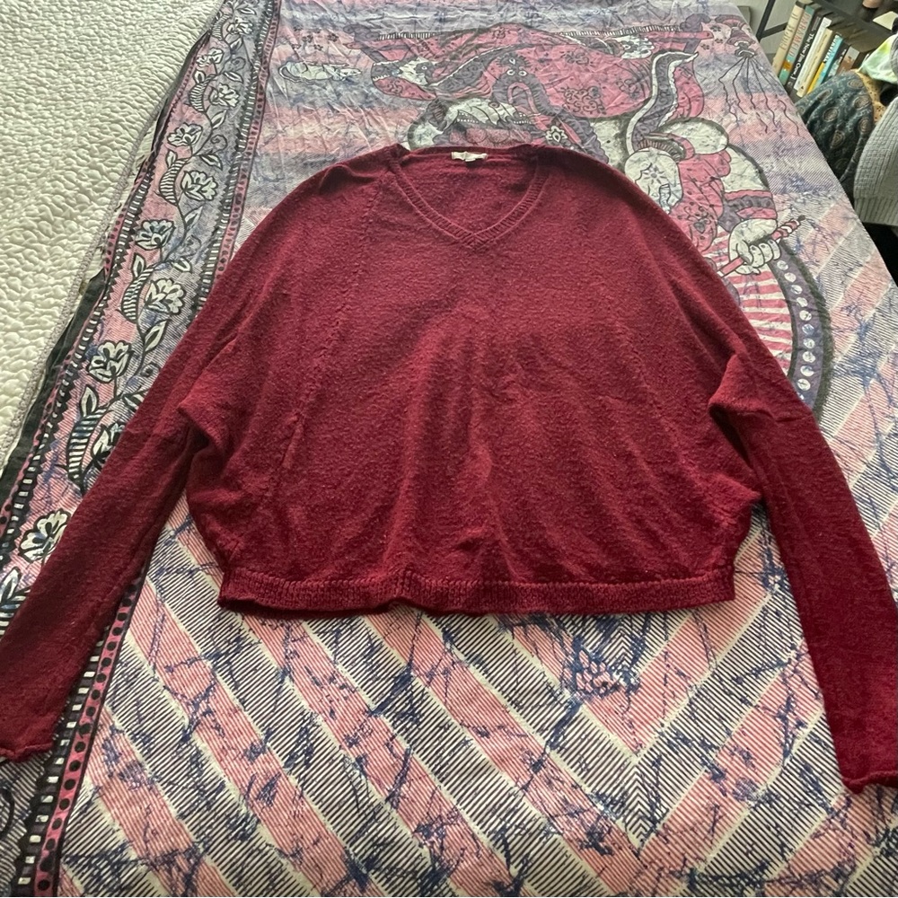 Don’t Ask Why Women's Burgundy Sweater